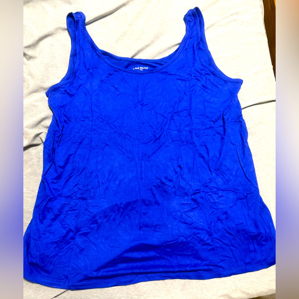Lane Bryant Size 18/20 Vibrant Blue Women's Tank Top
